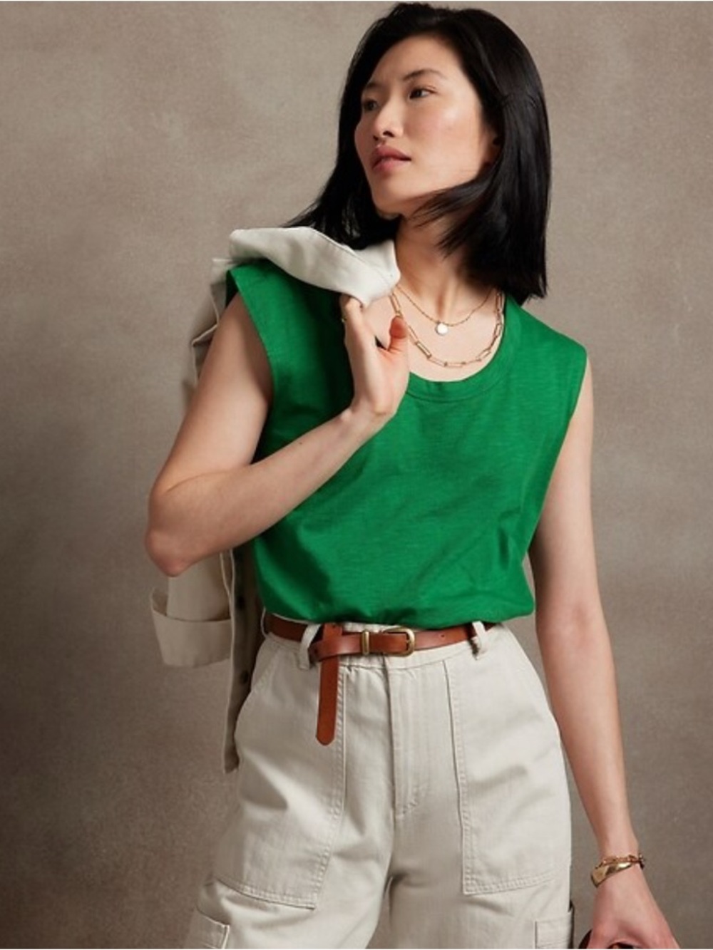 NWT BANANA REPUBLIC Malibu tee sleeveless